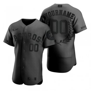 Houston Astros Custom Black Award Collection Jersey