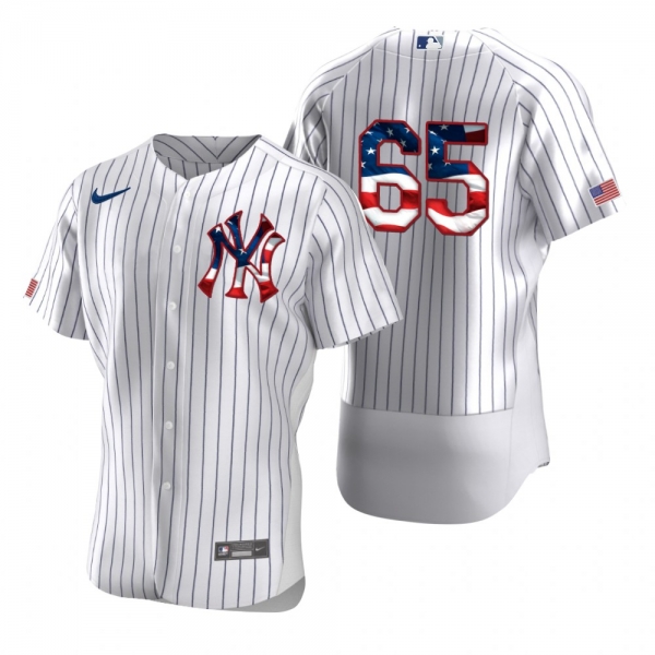 Men's James Paxton New York Yankees White 2020 Stars & Stripes 4th of July Jersey