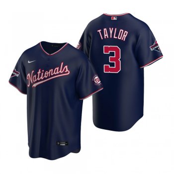 Men's Washington Nationals Michael A. Taylor Nike Navy 2019 World Series Champions Replica Jersey