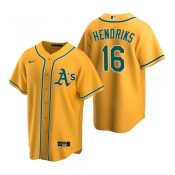 Men's Oakland Athletics Liam Hendriks Nike Gold Replica Alternate Jersey