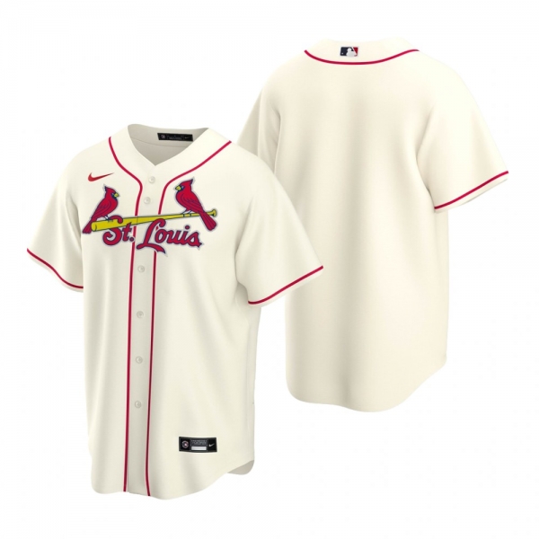 Men's St. Louis Cardinals Nike Cream Replica Alternate Jersey