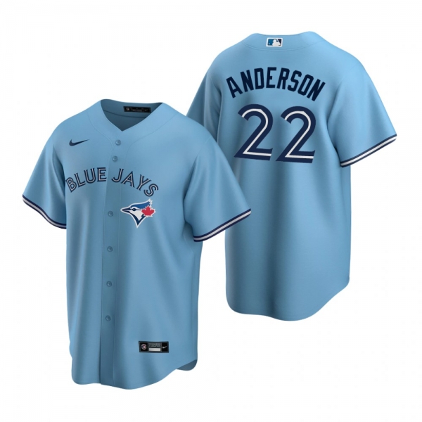 Men's Toronto Blue Jays Chase Anderson Nike Powder Blue 2020 Replica Alternate Jersey