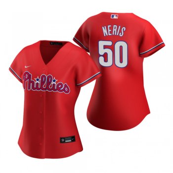 Women's Philadelphia Phillies Hector Neris Nike Red 2020 Replica Alternate Jersey