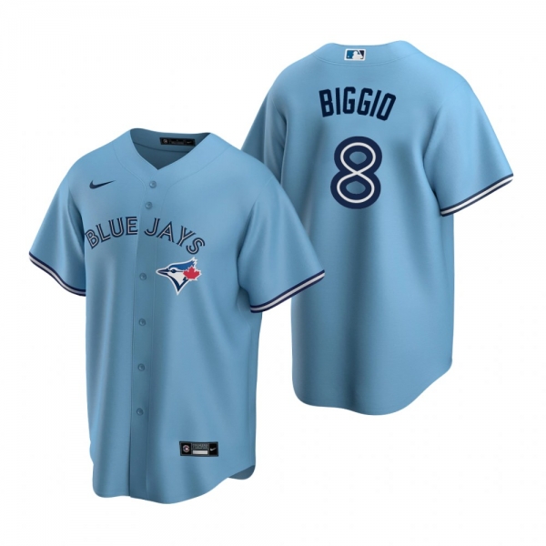 Men's Toronto Blue Jays Cavan Biggio Nike Powder Blue 2020 Replica Alternate Jersey