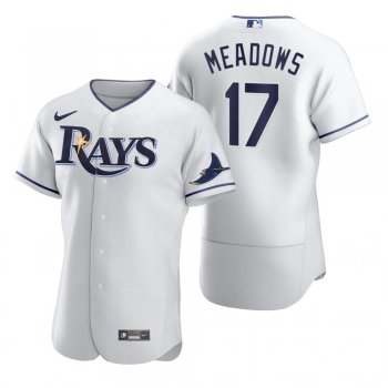 Men's Tampa Bay Rays Austin Meadows Nike White 2020 Authentic Jersey