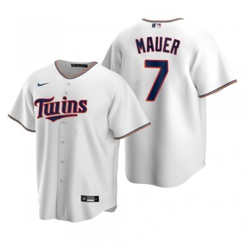 Youth Minnesota Twins Joe Mauer Nike White Replica Home Jersey