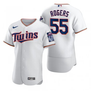 Men's Minnesota Twins Taylor Rogers Nike White 2020 Authentic Jersey