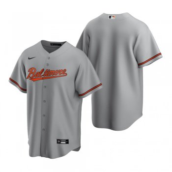 Men's Baltimore Orioles Nike Gray Replica Road Jersey