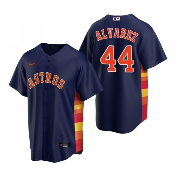 Men's Houston Astros Yordan Alvarez Nike Navy Replica Alternate Jersey