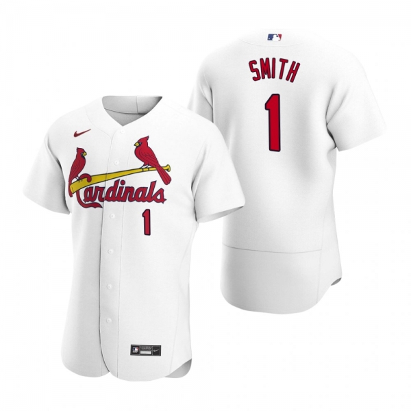 Men's St. Louis Cardinals Ozzie Smith White 2020 Home Authentic Player Jersey