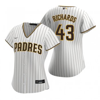 Women's San Diego Padres Garrett Richards Nike White Replica 2020 Home Jersey