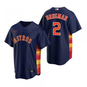 Men's Houston Astros Alex Bregman Nike Navy Replica Alternate Jersey