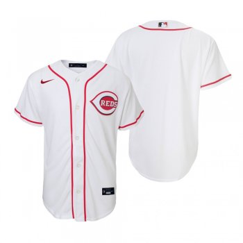 Youth Cincinnati Reds Nike White Replica Home Jersey