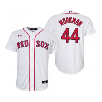 Youth Boston Red Sox Brandon Workman Nike White Replica Home Jersey