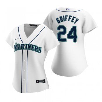 Women's Seattle Mariners Ken Griffey Jr. Nike White 2020 Replica Home Jersey