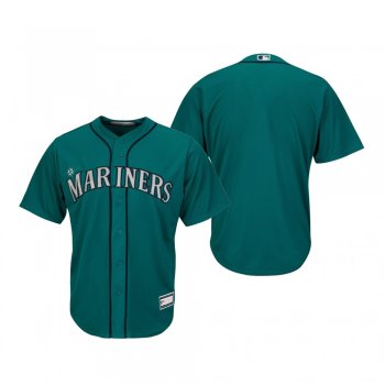 Men's Seattle Mariners Aqua Cooperstown Collection Replica Alternate Big & Tall Jersey