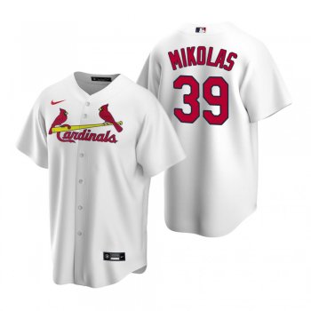 Men's St. Louis Cardinals Miles Mikolas Nike White Replica Home Jersey