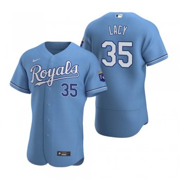 Men's Kansas City Royals Asa Lacy Nike Light Blue Authentic Alternate Jersey