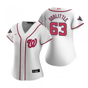 Women's Washington Nationals Sean Doolittle Nike White 2019 World Series Champions Replica Jersey