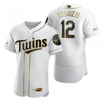 Men's Minnesota Twins Jake Odorizzi Nike White Authentic Golden Edition Jersey