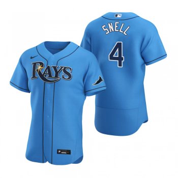 Men's Tampa Bay Rays Blake Snell Nike Light Blue Authentic 2020 Alternate Jersey