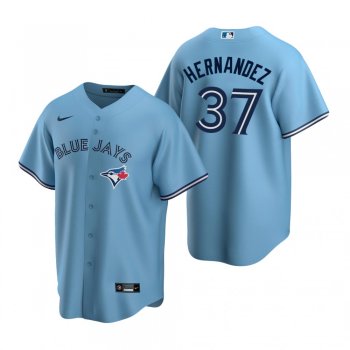 Men's Toronto Blue Jays Teoscar Hernandez Nike Powder Blue 2020 Replica Alternate Jersey