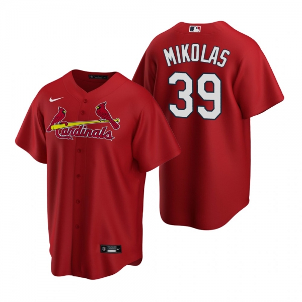 Men's St. Louis Cardinals Miles Mikolas Nike Red Replica Alternate Jersey