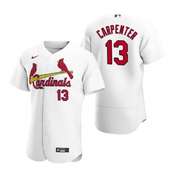 Men's St. Louis Cardinals Matt Carpenter White 2020 Home Authentic Player Jersey