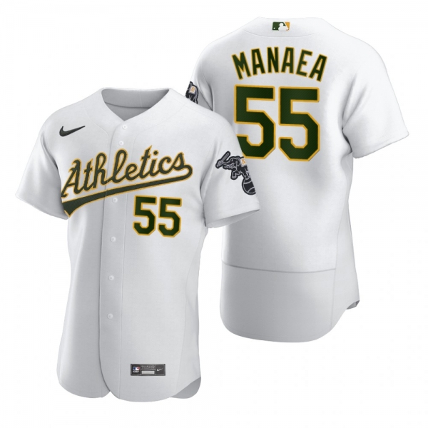 Men's Oakland Athletics Sean Manaea Nike White 2020 Authentic Jersey