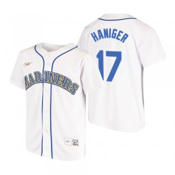 Youth Seattle Mariners Mitch Haniger Nike White Cooperstown Collection Home Jersey