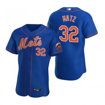 Men's New York Mets Steven Matz Nike Royal Authentic 2020 Alternate Jersey