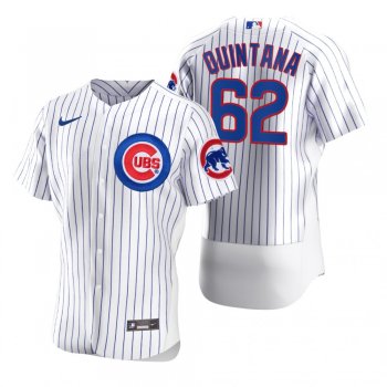 Men's Chicago Cubs Jose Quintana Nike White 2020 Authentic Jersey