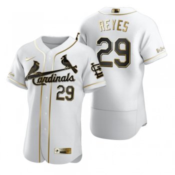 Men's St. Louis Cardinals Alex Reyes Nike White Authentic Golden Edition Jersey