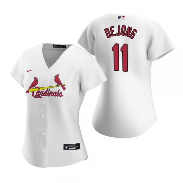 Women's St. Louis Cardinals Paul DeJong Nike White 2020 Replica Home Jersey