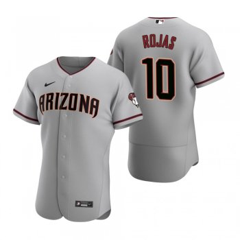 Men's Arizona Diamondbacks Josh Rojas Nike Gray Authentic 2020 Road Jersey