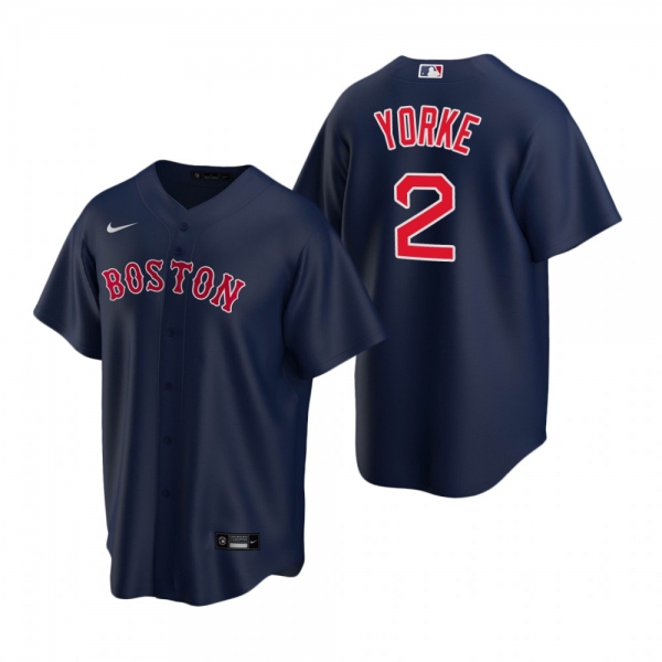 Men's Boston Red Sox Nick Yorke Navy 2020 MLB Draft Replica Alternate Jersey