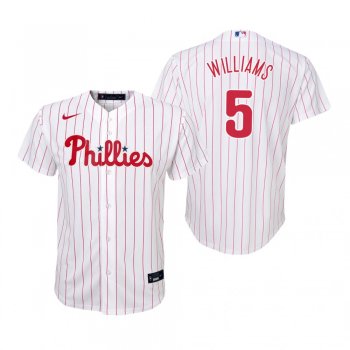 Youth Philadelphia Phillies Nick Williams Nike White Replica Home Jersey