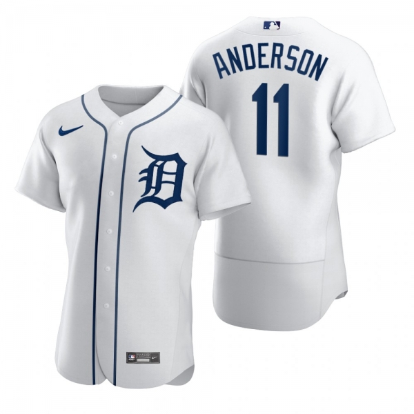 Men's Detroit Tigers Sparky Anderson Nike White 2020 Authentic Jersey