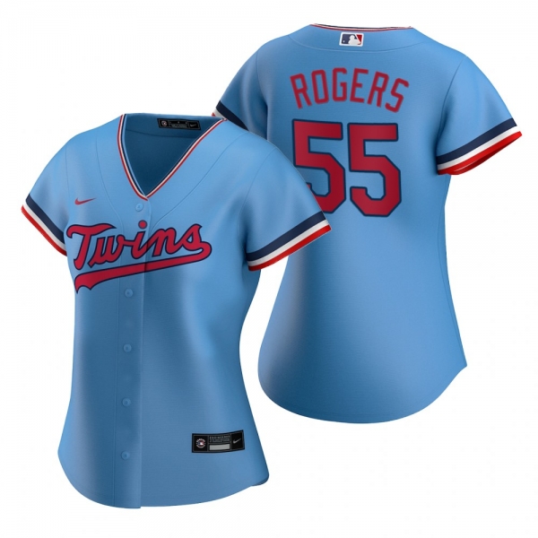 Women's Minnesota Twins Taylor Rogers Nike Light Blue Replica Alternate Jersey