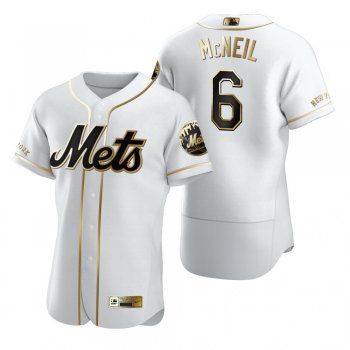 Men's New York Mets Jeff McNeil Nike White Authentic Golden Edition Jersey