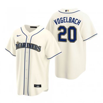 Men's Seattle Mariners Daniel Vogelbach Nike Cream Replica Alternate Jersey