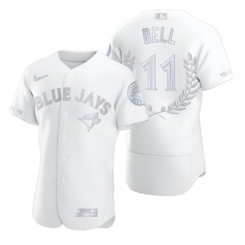 Men's George Bell Toronto Blue Jays White Awards Collection AL MVP Jersey