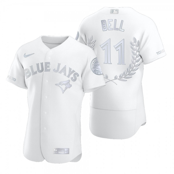 Men's George Bell Toronto Blue Jays White Awards Collection AL MVP Jersey