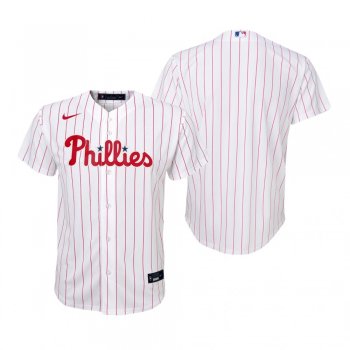 Youth Philadelphia Phillies Nike White Replica Home Jersey