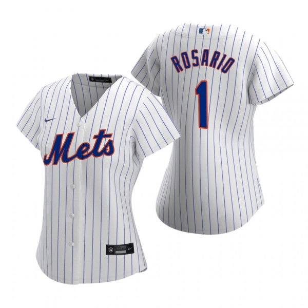 Women's New York Mets Amed Rosario Nike White 2020 Replica Home Jersey