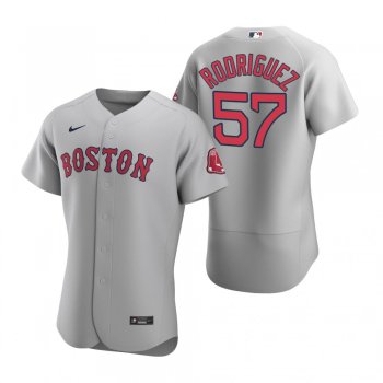 Men's Boston Red Sox Eduardo Rodriguez Nike Gray Authentic Road Jersey