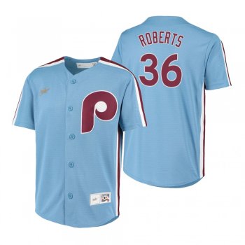 Youth Philadelphia Phillies Robin Roberts Nike Light Blue Cooperstown Collection Road Jersey