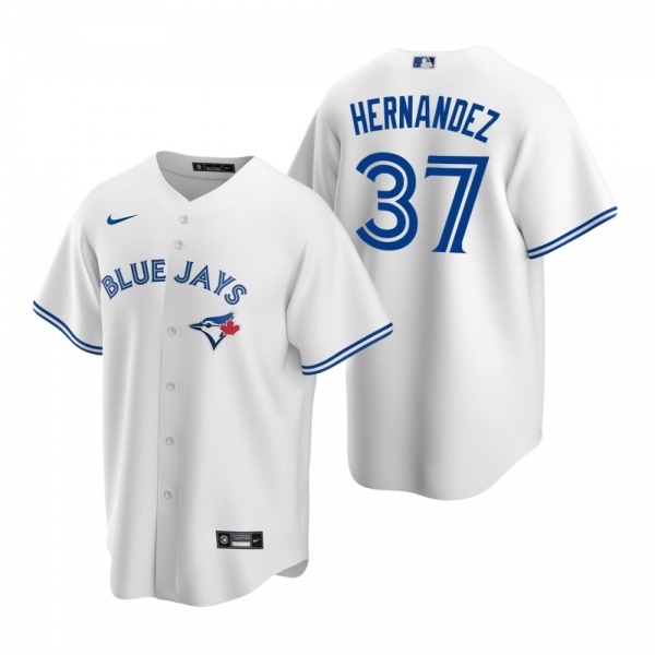 Men's Toronto Blue Jays Teoscar Hernandez Nike White Replica Home Jersey