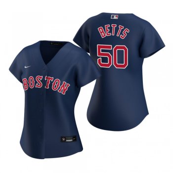 Women's Boston Red Sox Mookie Betts Nike Navy 2020 Replica Alternate Jersey