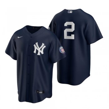 Men's New York Yankees Derek Jeter Nike Navy 2020 Hall of Fame Induction Replica Jersey